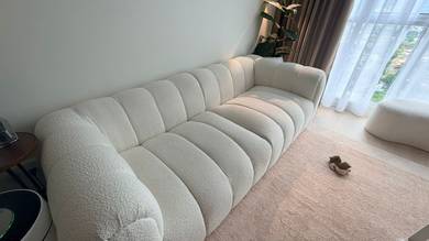 Modern Minimalist 3-Seater Sofa (220cm) stylish