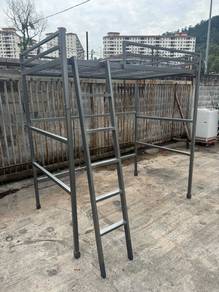 Steel Loft Bed Super Single Bed Frame Katil Elevat