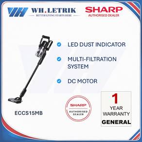 Sharp DC Motor Cordless Vacuum Cleaner