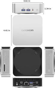 GEEKOM A7 Mini PC, Ryzen 9 7940HS, 32GB RAM, 2TB