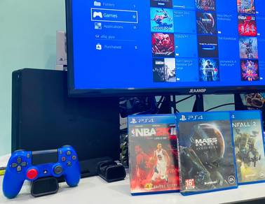 PS4 slim full set + 5 best game