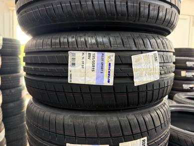 195/55/15 —Tayar baru— Michelin Ps3 Year26