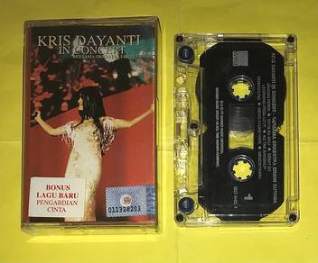 KRIS DAYANTI IN CONCERT CASSETTE Kaset