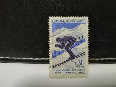 1962 France Stamp World Ski Championship