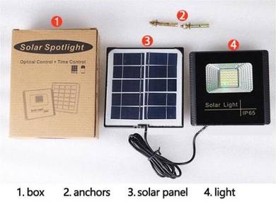 READY STOCK LAMPU SOLAR LED FLOODLiGHT LAMP MURAH