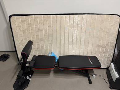 super single bed and gym bench