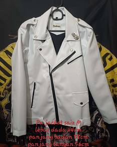 pu jacket saiz m