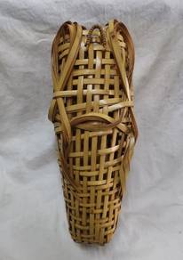 Hanging Flower Vase Basket Bamboo