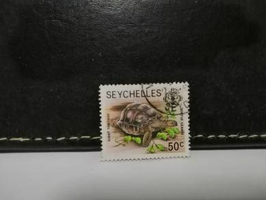 1977 Seychelles Stamp Giant Tortoise