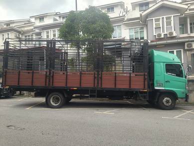 Hino FD8J 24 Kaki 7.5 ton lorry (can fit 15 ton)