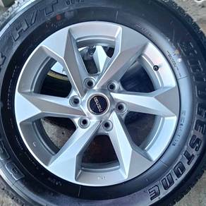 rim dan tayar new isuzu dmax