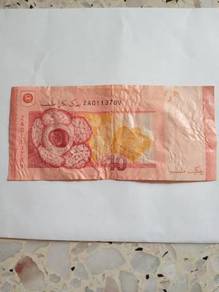 Rare ZA series RM 10.00 nice numbers