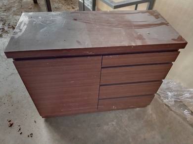 Brown 5 Door Wooden Cabinet TF410