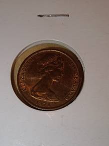 1976 1 cent new Zealand coin