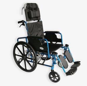 WC954 Deluxe Heavy Duty Reclining Wheelchair