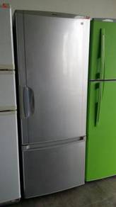 Grey Silver Refrigerator Freezer Panasonic Fridge