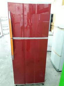 Fridge Hitachi Red Recondition Refrigerator Peti