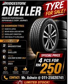 Bridgestone (Dueller) Tyres for Sale