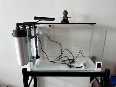 Crystal Clear Fish Tank Aquarium Set60x30x35