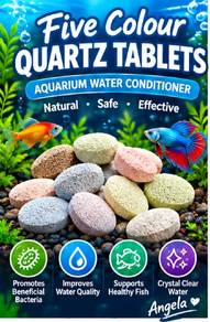 1KG Quartz Tablets🔥 Filter Media for Aquarium