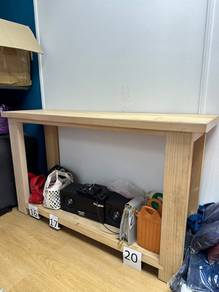 Ikea Wooden console table with shelf