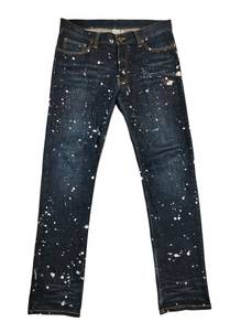 Leflah jeans splatter paint