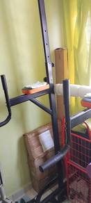 Pull up, push up, dip and leg raise tower