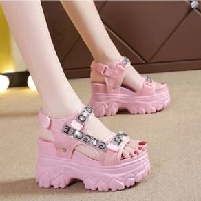 Pink High Heel Sandal ( NO BOX)