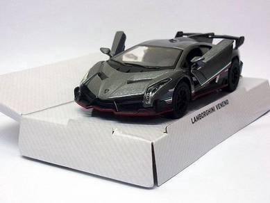Kinsmart Lamborghini Veneno diecast car- Grey
