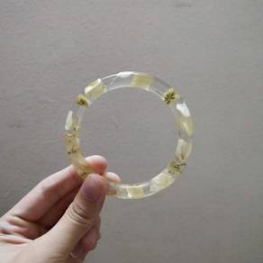 Aesthetic dried flowers bracelet