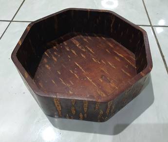 Japanese Wooden Cherry Bark Tea Chest Chabitsu Ute