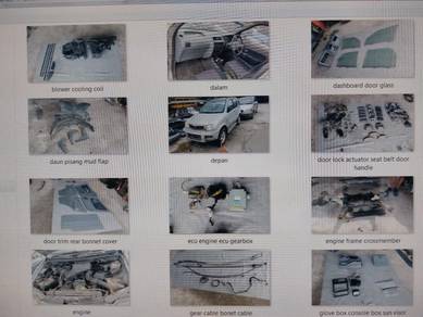 perodua kembara 1.3 spare part terpakai