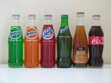 Fanta Sprite Coke Minute Maid Thailand Bottle