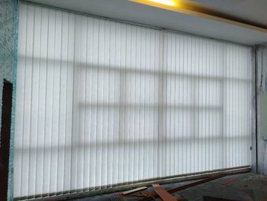 PASANG LANGSIR VERTICAL PEJABAT l office curtain l