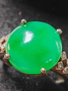 Giok Jadeite Jed 100% Burma Hijau Ais Gred A