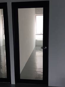Swing Door Office (Aluminium&Kaca)
