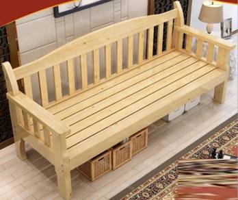 Wooden LONG CHAIR Bench sofa garden kerusi panjang