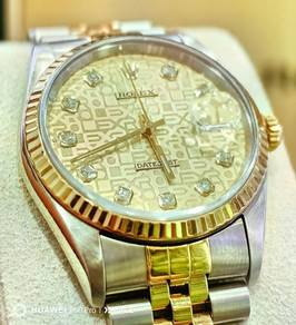 Pre Own Rolex Datejust 16233 Jubilee Diamond  Dial