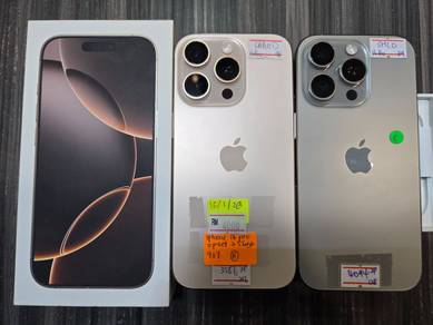 IPhone 16 Pro 128GB / 256GB / 512GB / 1TB -Fullset