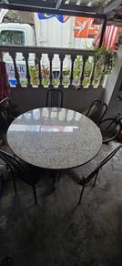 Table marbel & kerusi