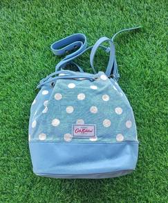 Cath Kidston Original polkadot bucket sling bag
