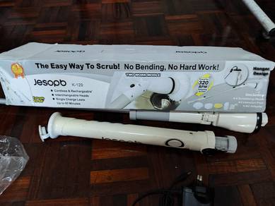 jesopb cordless rechargeable cleaning action brush