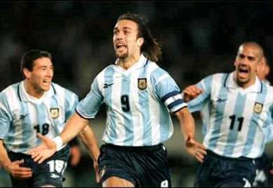 Vintage jersey argentina 1999 home copa america 99