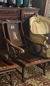 Antique Lazy rosewood chairs
