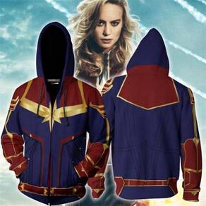 Captain Marvel hoodie jacket RBT0095
