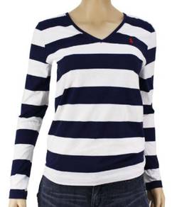 Polo Ralph Lauren Sport Navy Blue V-Neck Shirt