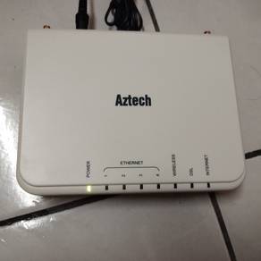 Modem router lama Aztech ADSL2+ DSL605EW
