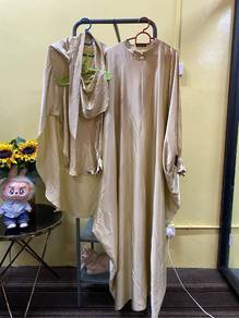 Preloved Jubah + Tudung/Niqab Set 🌷