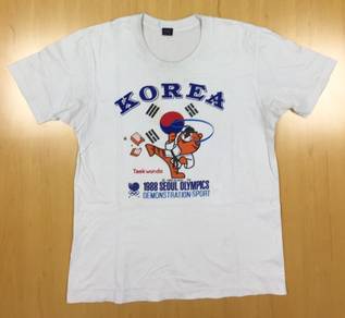 Seoul 1988 Olympic White Tee Used