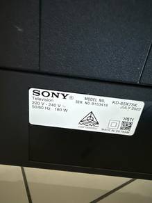 [FOR PARTS / SPEARPART] Sony 65 Inch Smart TV